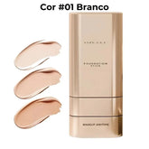 Corretivo Base Stick Coreano 2 em 1 – Cobertura Perfeita 100% Natural