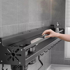 Prateleira Multifuncional para Cozinha em Aço Inox