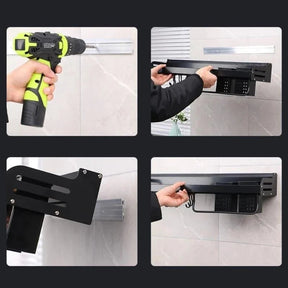 Prateleira Multifuncional para Cozinha em Aço Inox