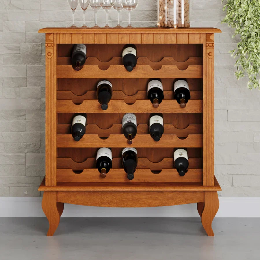 Adega para Vinhos Verona em Madeira Maciça de Taeda para 20 Garrafas