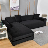 Capa para Sofá Suede Preto Impermeável para Sala