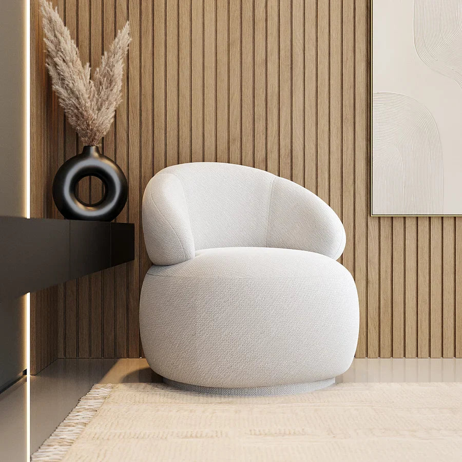 Poltrona Giratória Orgânica Kimi