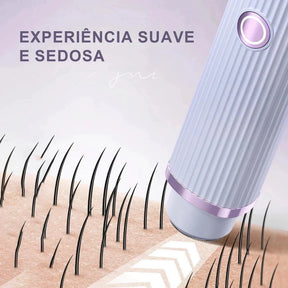 Depilador Elétrico Recarregável com Navalha Dupla