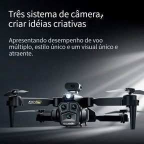 Drone Profissional com Câmera 8K UltraHD Gps Wifi e Desvio Automático - K10 Max