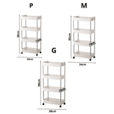 Carrinho Organizador Multiuso Com Rodinhas