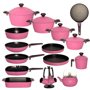 Jogo de Panelas 15 Peças Antiaderente + Brindes Exclusivos