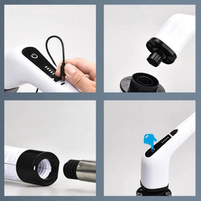 Escova de Limpeza Ajustável Recarregável 9 em 1 / 7 em 1