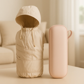 Mini Sombrinha Portátil + Capa de chuva