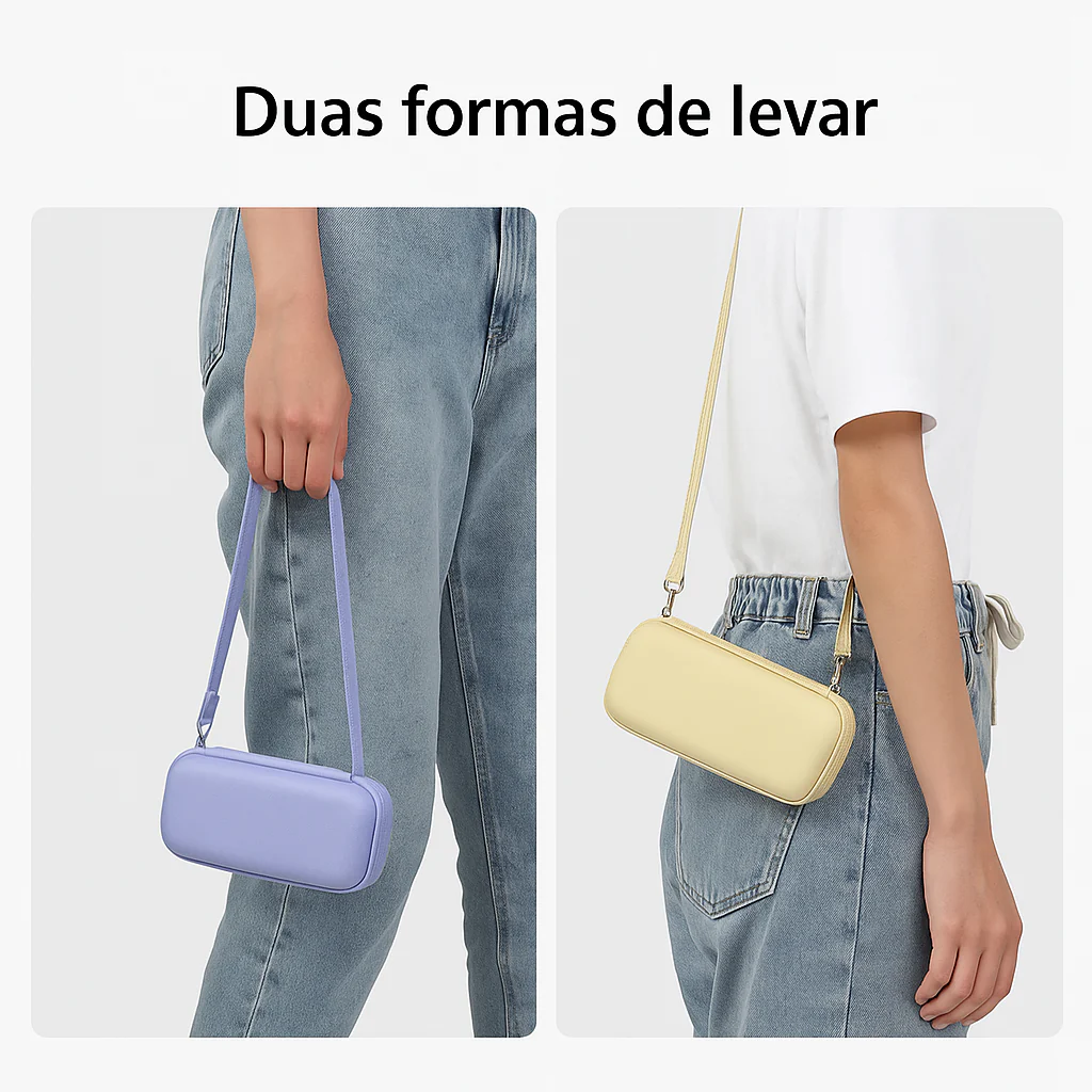 Mini Sombrinha Portátil + Capa de chuva