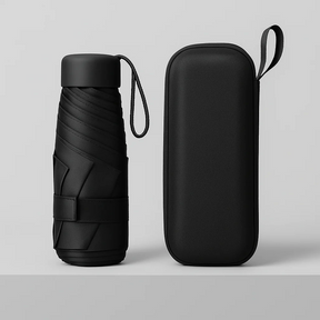 Mini Sombrinha Portátil + Capa de chuva