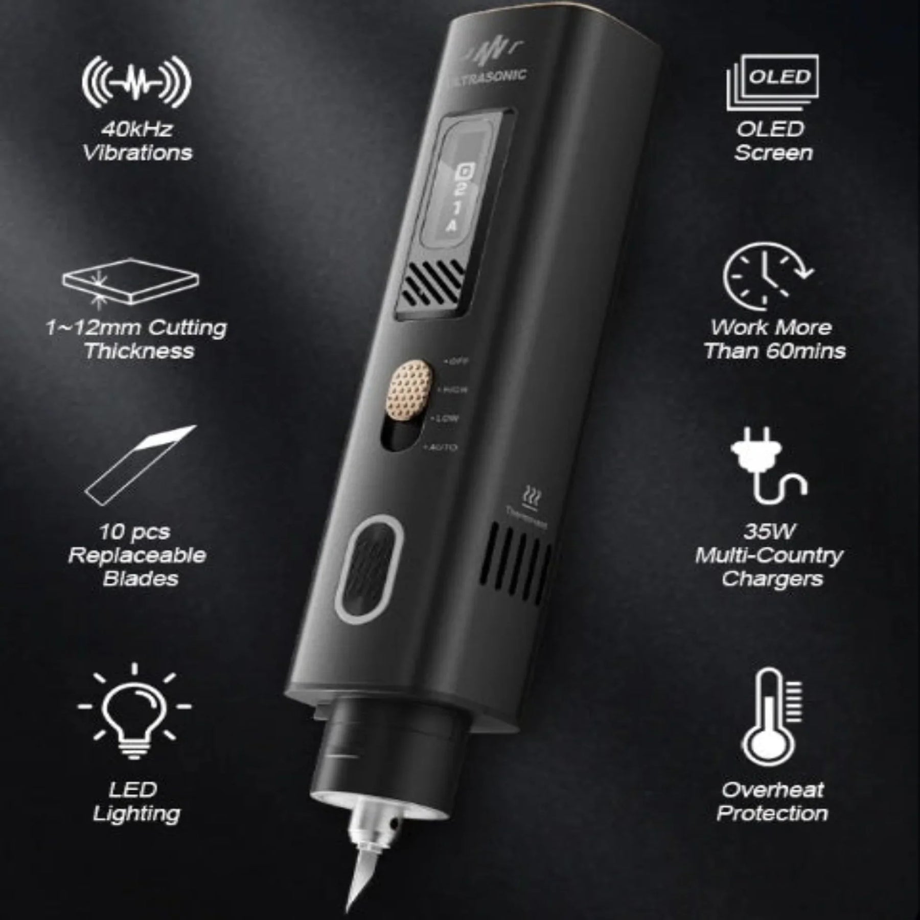 Corta Tudo Ultra Cut™ Cortador ultrassônico portátil para impressão 3D + SUPER BRINDE