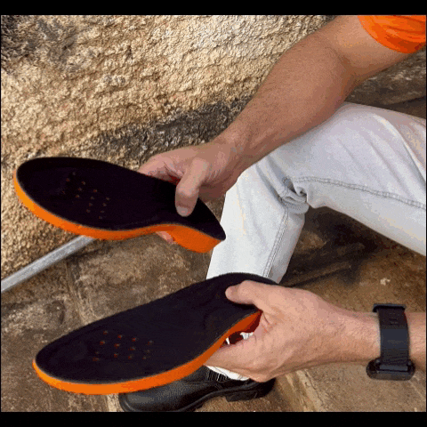 KIT 2 Pares de Palmilha Ortopédica de Gel P.U