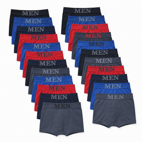 Kit de Cuecas Boxer Masculina Sem Costura
