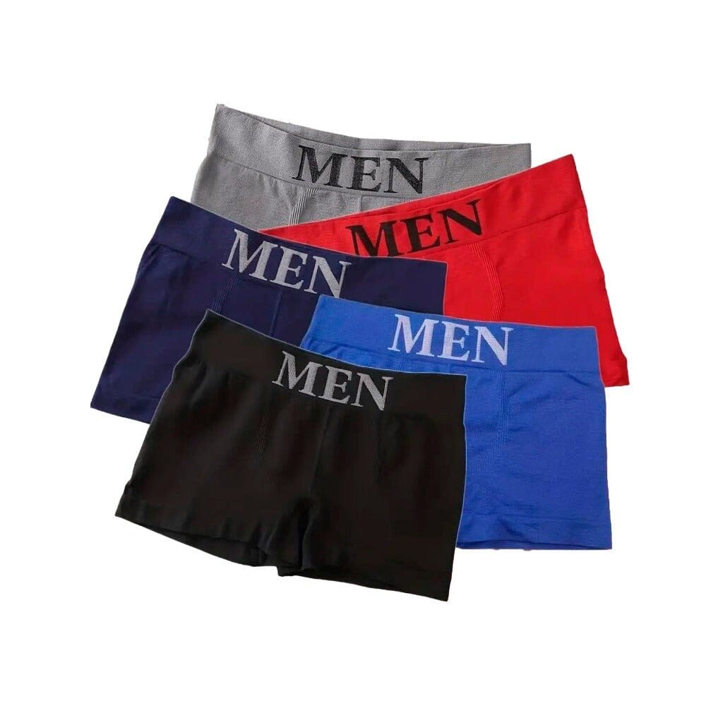 Kit de Cuecas Boxer Masculina Sem Costura