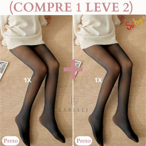 Kit Meia Calça Forrada Translúcida com Aquecimento (COMPRE 1 LEVE 2)