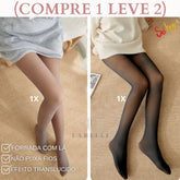 Kit Meia Calça Forrada Translúcida com Aquecimento (COMPRE 1 LEVE 2)
