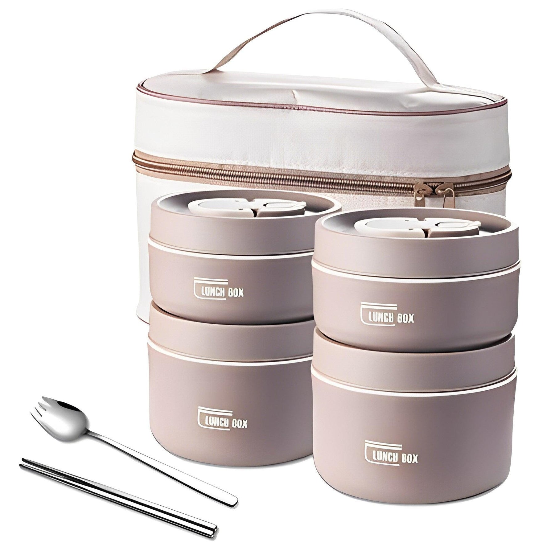 Kit Potes Herméticos LunchBox [Com Brindes]