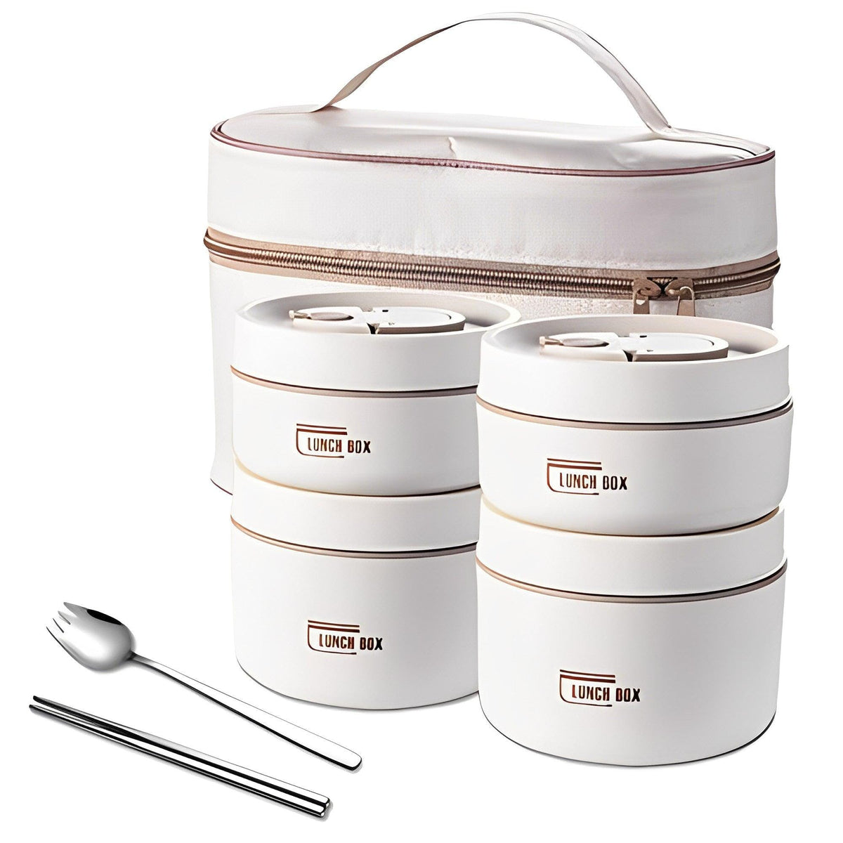 Kit Potes Herméticos LunchBox [Com Brindes]