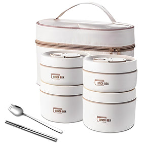 Kit Potes Herméticos LunchBox [Com Brindes]