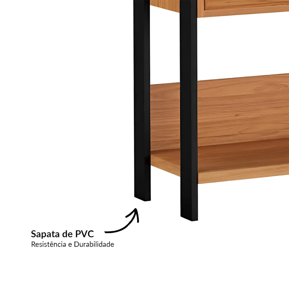 Kit 02 Estantes Com Prateleiras Freijó com Preto