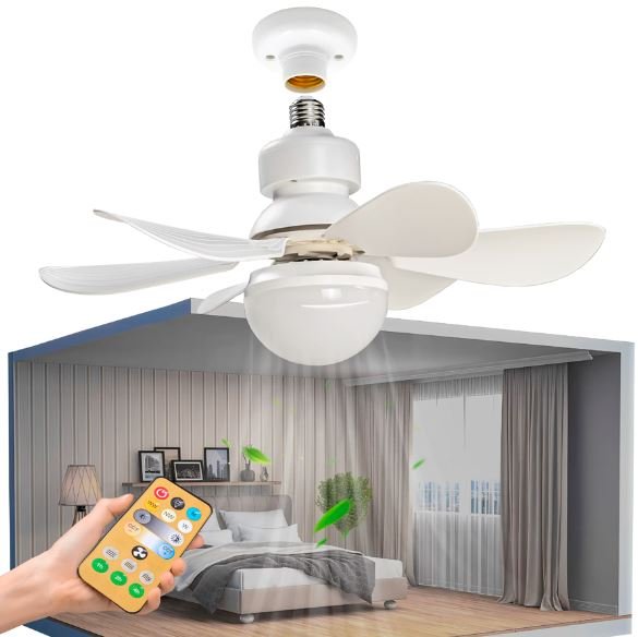 Lâmpada Ventilador Ultra LED 2 em 1 [ULTRA POTENTE]