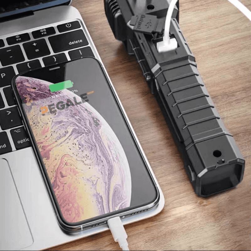 Lanterna Tática Indestrutível 4 em 1 - Ultra Potência