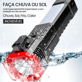 Lanterna Tática Indestrutível 4 em 1 - Ultra Potência