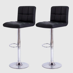 Kit 2 Banqueta Gomos Pretas Cozinha