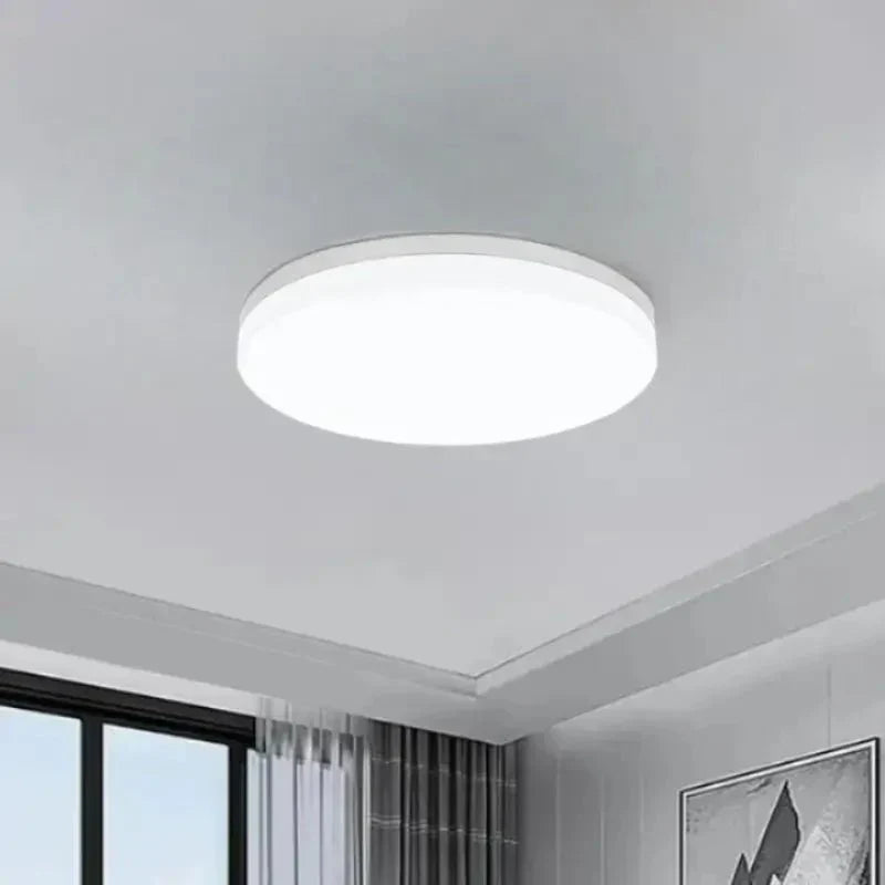 Luminária de Teto Sobrepor LED Branco com Design Minimalista