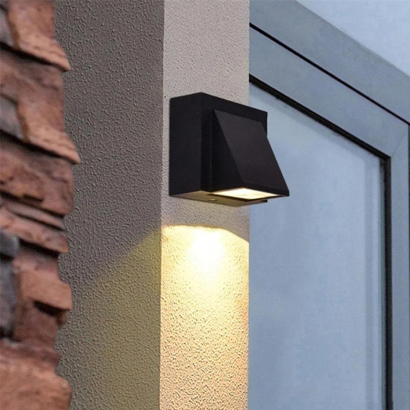 Luminária para Área Externa em Alumínio Preto 5W