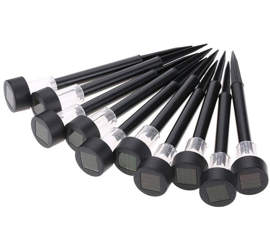 Luminária Para Jardim de Led com Painel Solar Kit com 12