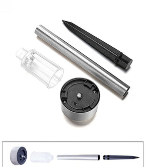 Luminária Para Jardim de Led Way Prata Led com Painel Solar