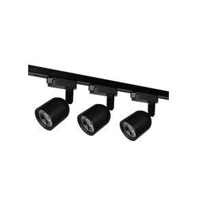 Trilho 3 Spots Led Bivolt 27w 3000k Preto