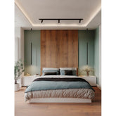 Trilho 3 Spots Led Bivolt 27w 3000k Preto