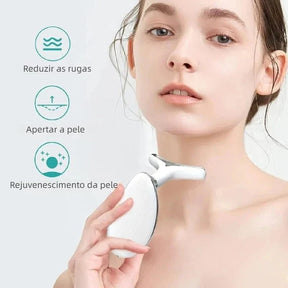 Massageador Facial com Fototerapia Anti-Rugas
