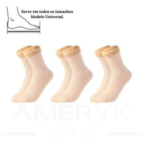 Meias Forradas - Pelúcia Baumont (Compre 3 LEVE 6)