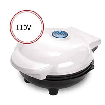 Mini Máquina de Waffles Elétrica Portátil
