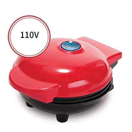 Mini Máquina de Waffles Elétrica Portátil