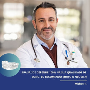 NeoVita® Protetor Bucal Ajustável Anti-Ronco