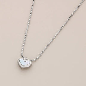 Para Minha Filha - Colar Coração Pérola Banhado a Ouro 18k