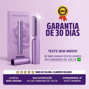 Pente Alisador de Cabelo 5 em 1 Sem Fio InfiniteGlam