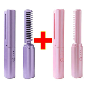 Pente Alisador de Cabelo 5 em 1 Sem Fio InfiniteGlam