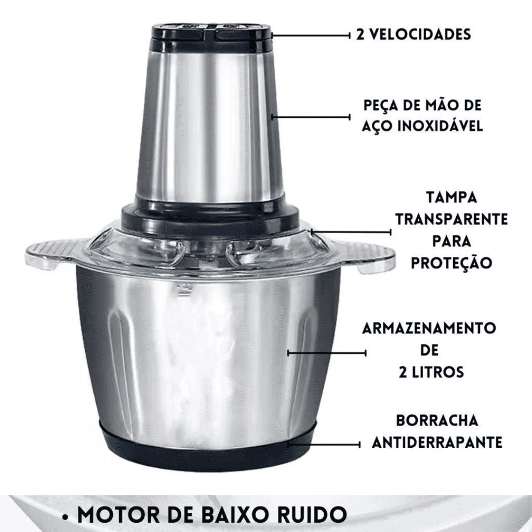 Pica Tudo Inox | Cozinha Prática
