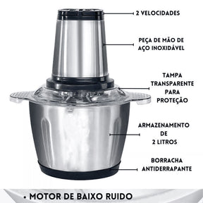Pica Tudo Inox | Cozinha Prática