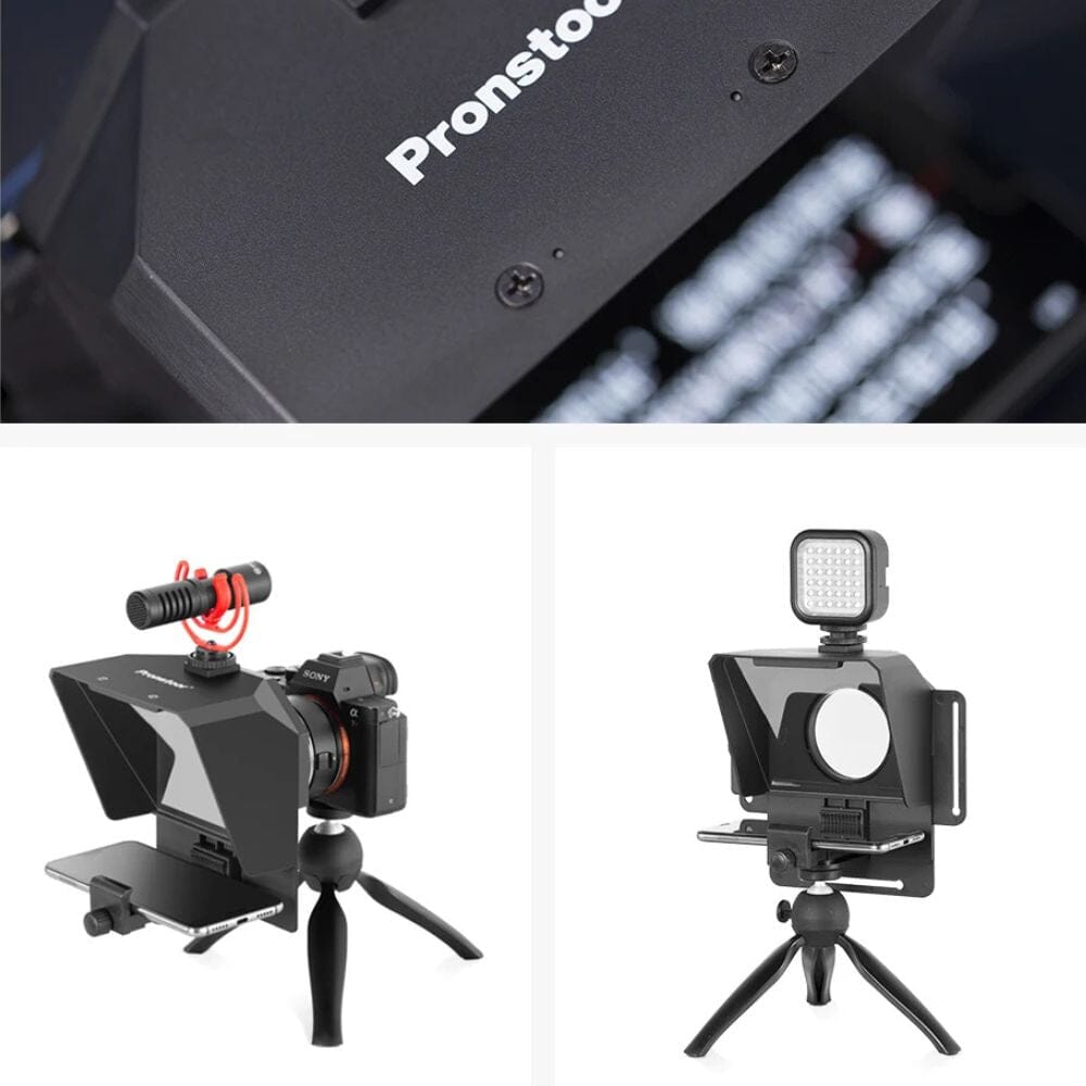 ProPrompt - Teleprompter para Smartphones e Câmera com Controle Remoto