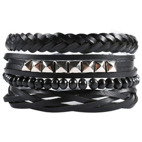 Pulseira Masculina Couro