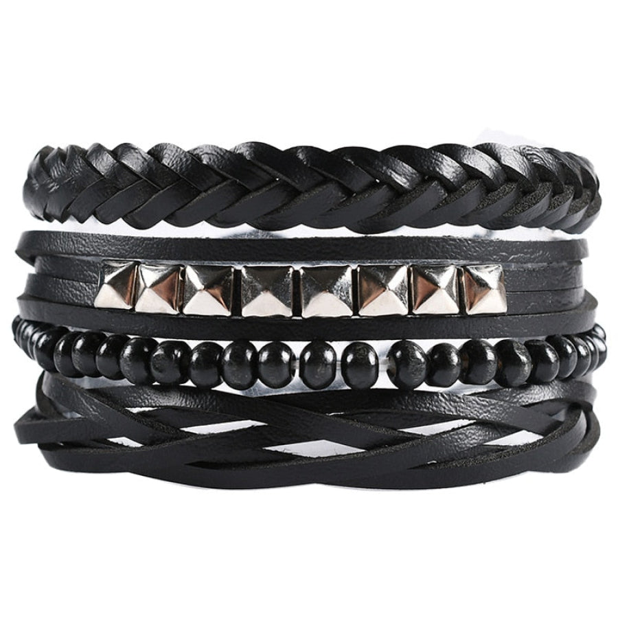 Pulseira Masculina Couro