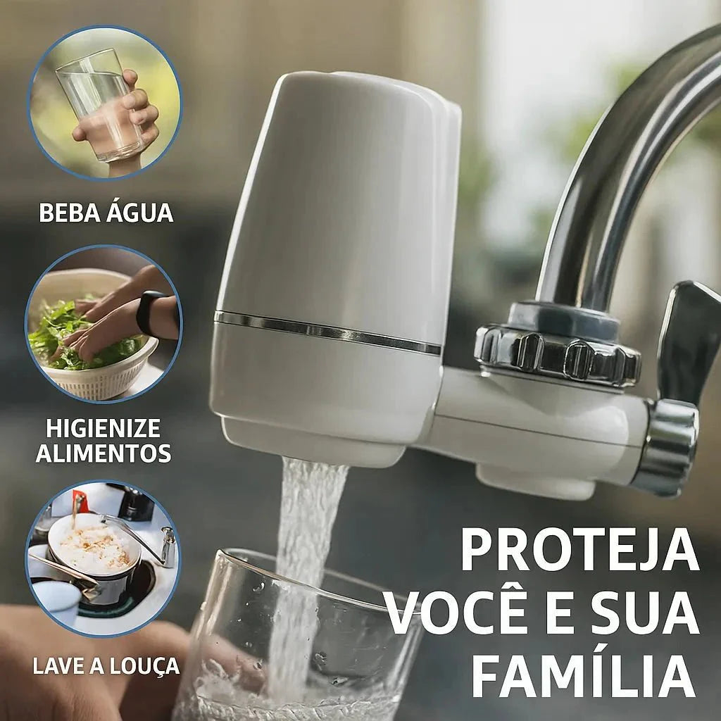 Purificador Filtro de Água para Torneira - AquaShield