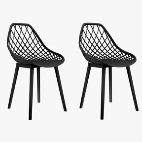 Conjunto Mesa Eames 90cm + 4 Cadeiras Kaila – Design Escandinavo