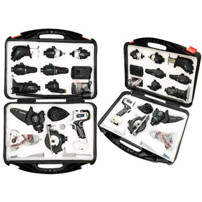 Kit 10 em 1 Parafusadeira Furadeira Lixadeira Serra Martelete Elétrico Espatulas + 2 Brindes Exclusivos